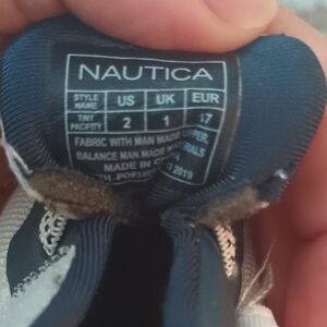 Nautica Kids' Navy and White Sneakers